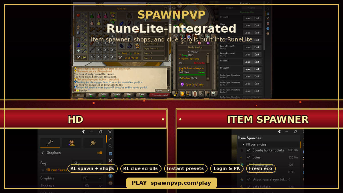 SpawnPvP HD RuneLite client